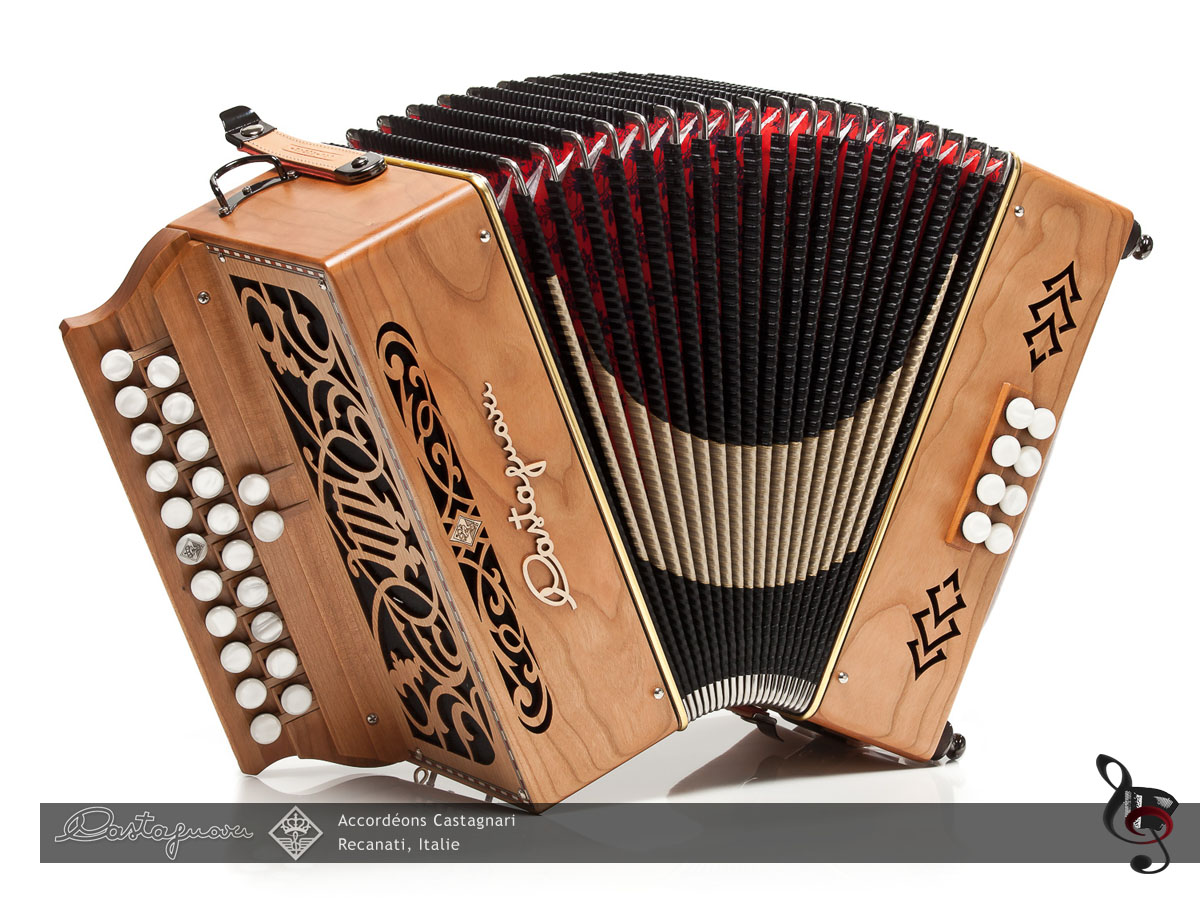 Castagnari Jean Pierre Accordéon diatonique neuf
