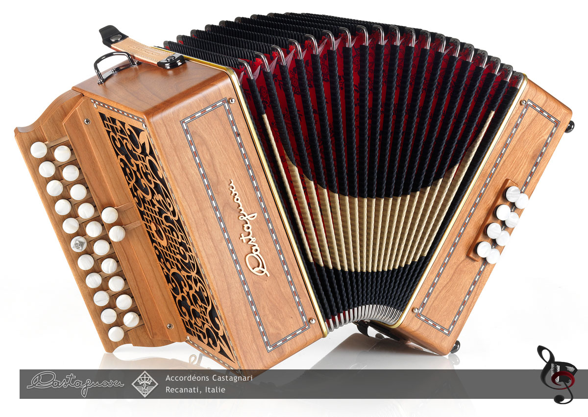 Castagnari Stefania · Accordéon diatonique, 2 rangs + alt., 2 voix, 8