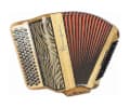 Accordéon en position de jeu (image catalogue)